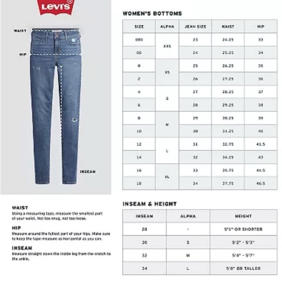 Women’s Levi’s 711 Skinny Jeans - Picture 2 of 6